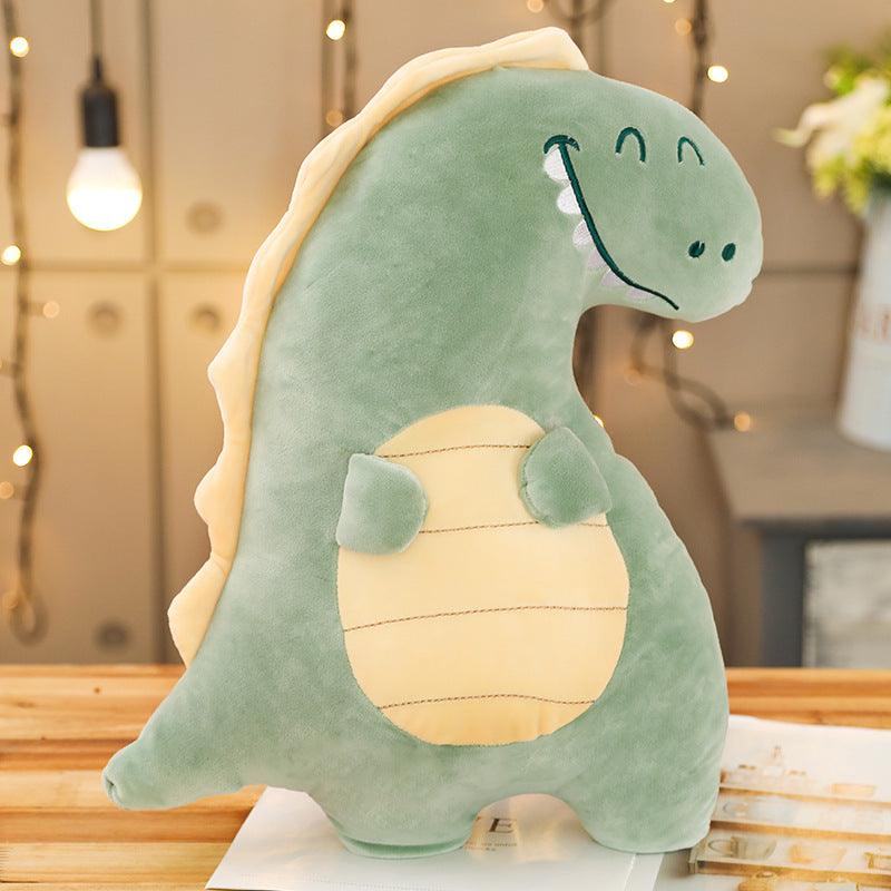 Oreillers en peluche pour animaux, dinosaures, licornes et hérissons