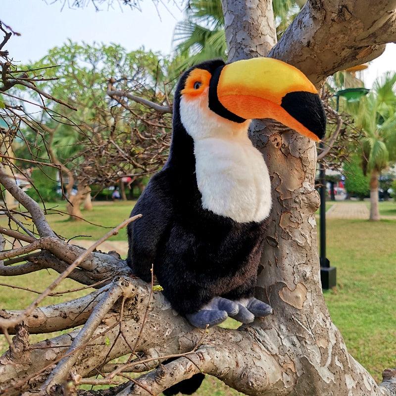 Grande peluche Toucan réaliste