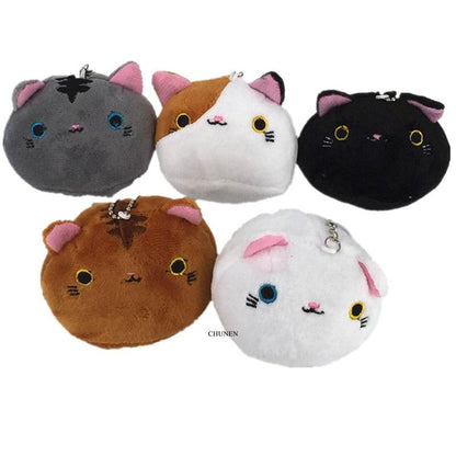 CAT plush keychain, multi-color