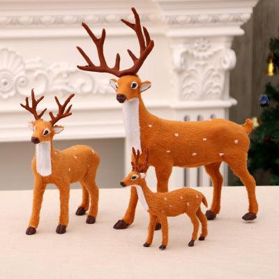 Peluches de Noël en forme de cerf