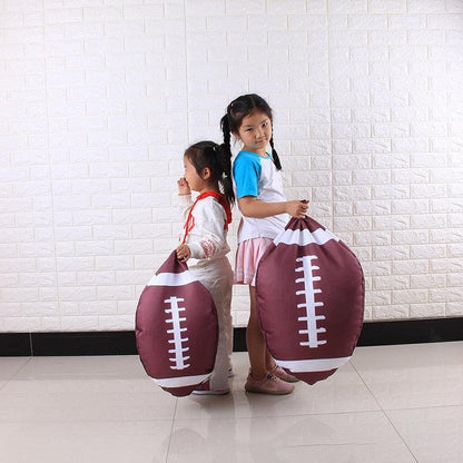 Soccer. Football Shaped Storage Bag Plush Basketball Bag Children Chairs