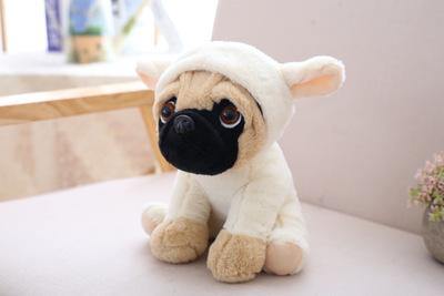 Adorable Plush Pug Puppy Doll