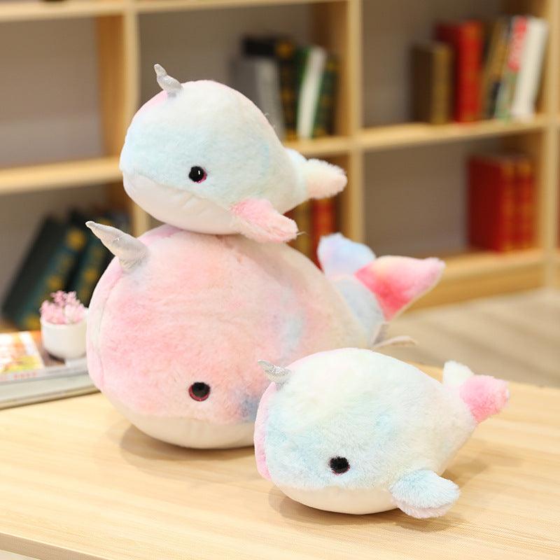 Cartoon Narwhal Plush Doll