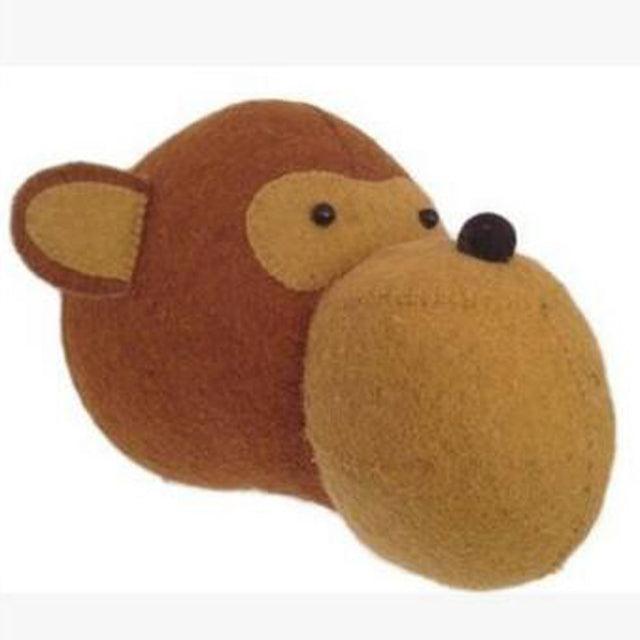 Peluche Singe Animal Trophy Head Wall Mounts