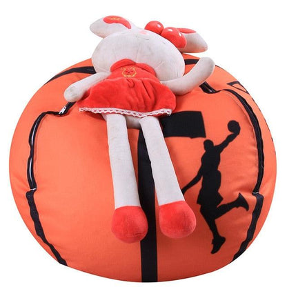 Soccer. Football Shaped Storage Bag Plush Basketball Bag Children Chairs