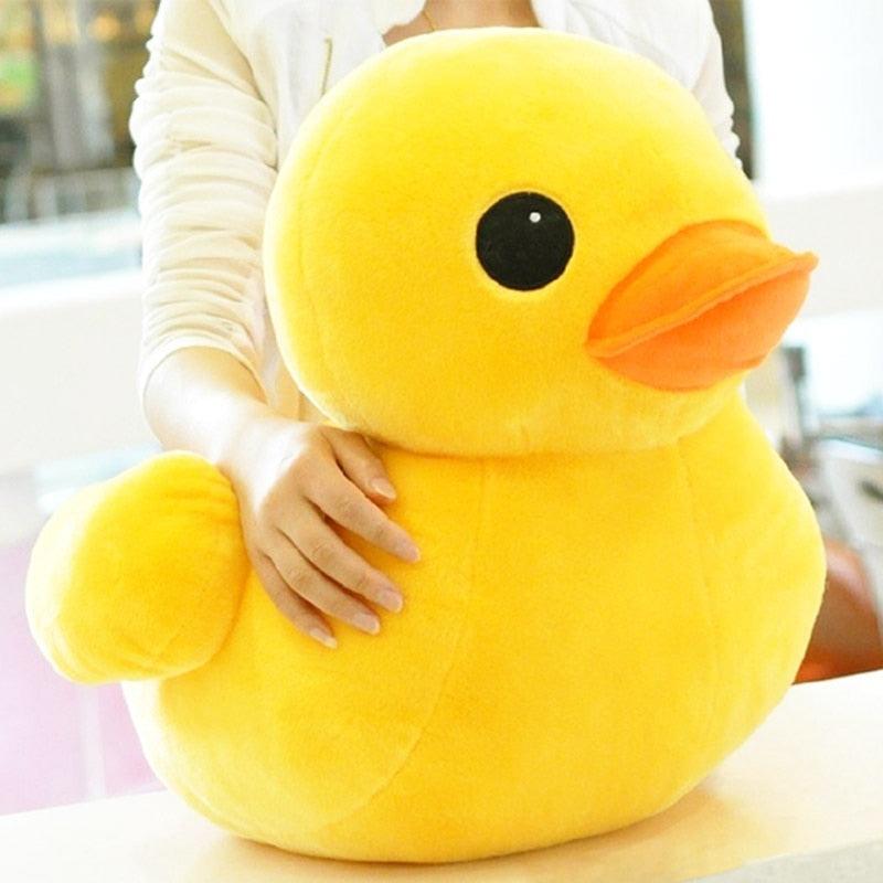 Peluche petit canard jaune