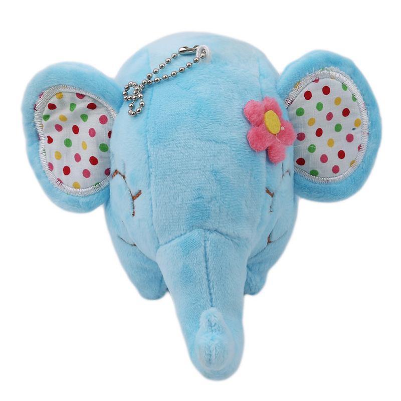 Jouet éléphant fleuri en peluche