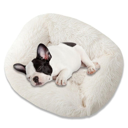 Square Dog and Cat Bed for Medium-Sized Pets, Super Soft, Warm, Fuzzy and Comfortable