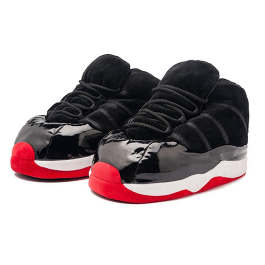 AJ11 Chaussons Jordan Sneakers Rouge - Peluche Center | Boutique Doudou & Peluches