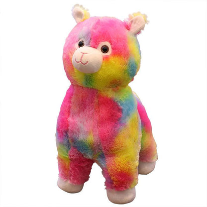 Rainbow Alpaca Plush