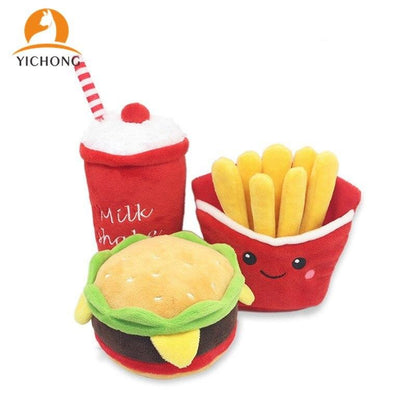 Burger and Fries Plush Toys