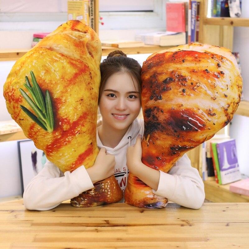 Simulation chicken leg plush toy 27.5" - 35.5".