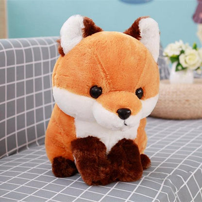 Long-tailed fox plush toy