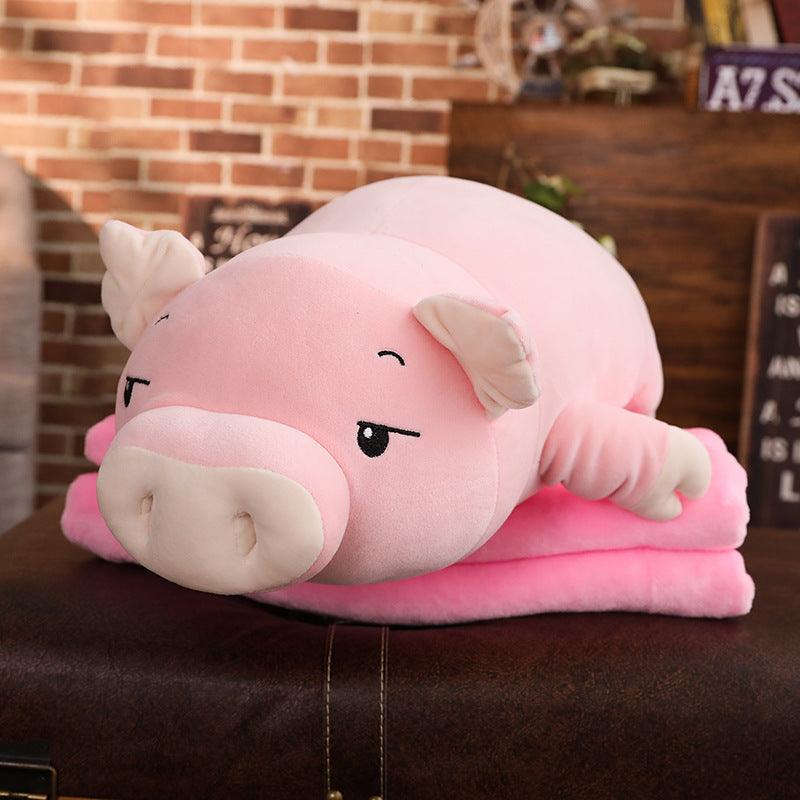 Pink pig plush toy