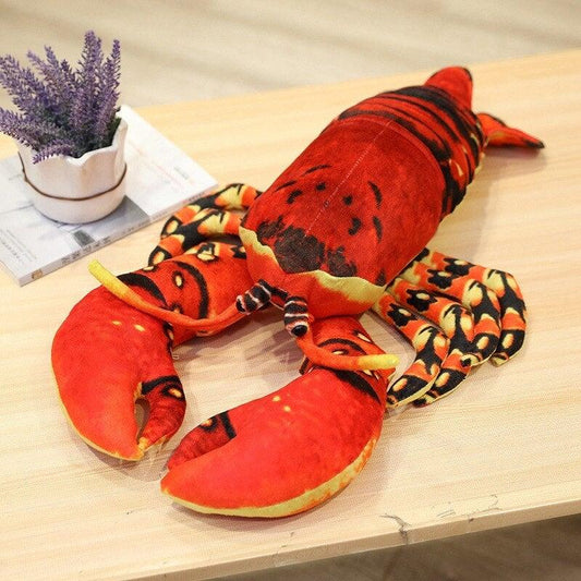 Grande peluche homard réaliste