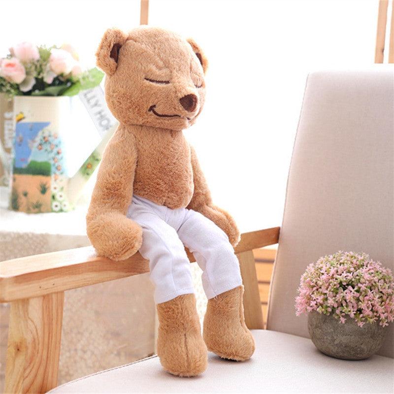 Plush Toy Bear Yoga Meditating Stuffed Animal
