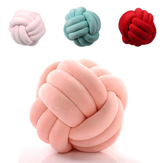 Coussins en forme de boule à nœuds, boules d'oreiller rembourrées