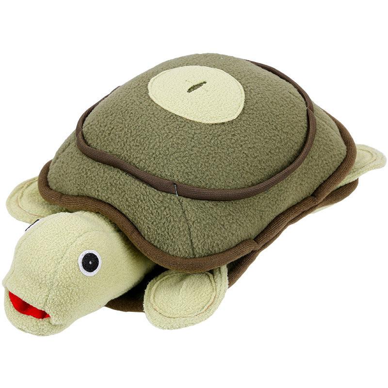 Jouet pour chien Puzzle tortue en peluche