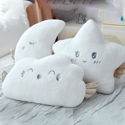 Nouveau Peluche Ange Nuage Lune Etoile Oreiller Doux Coussin Nuage Peluche Jouet Peluche