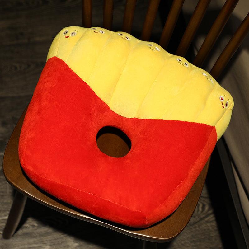 Burger, fries, egg and pizza plush toy