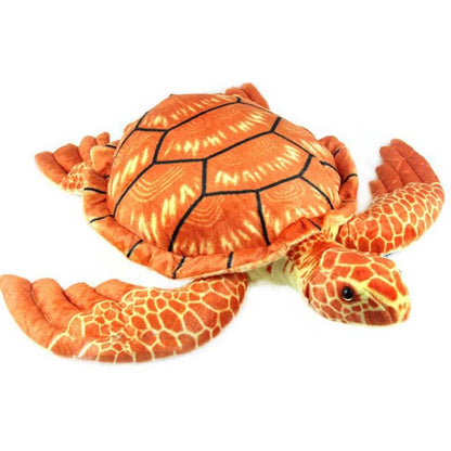 Peluches Tortue de Mer Colorée Réaliste