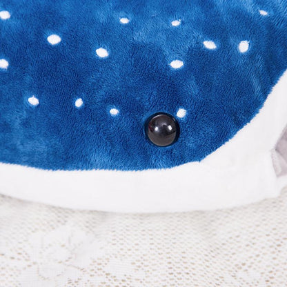 Giant Spotted Blue Whale Plush Toy