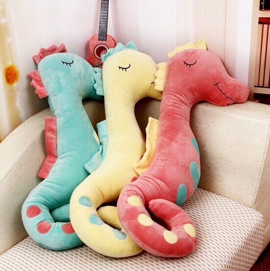 Peluche Hippocampe Coussin Oreiller