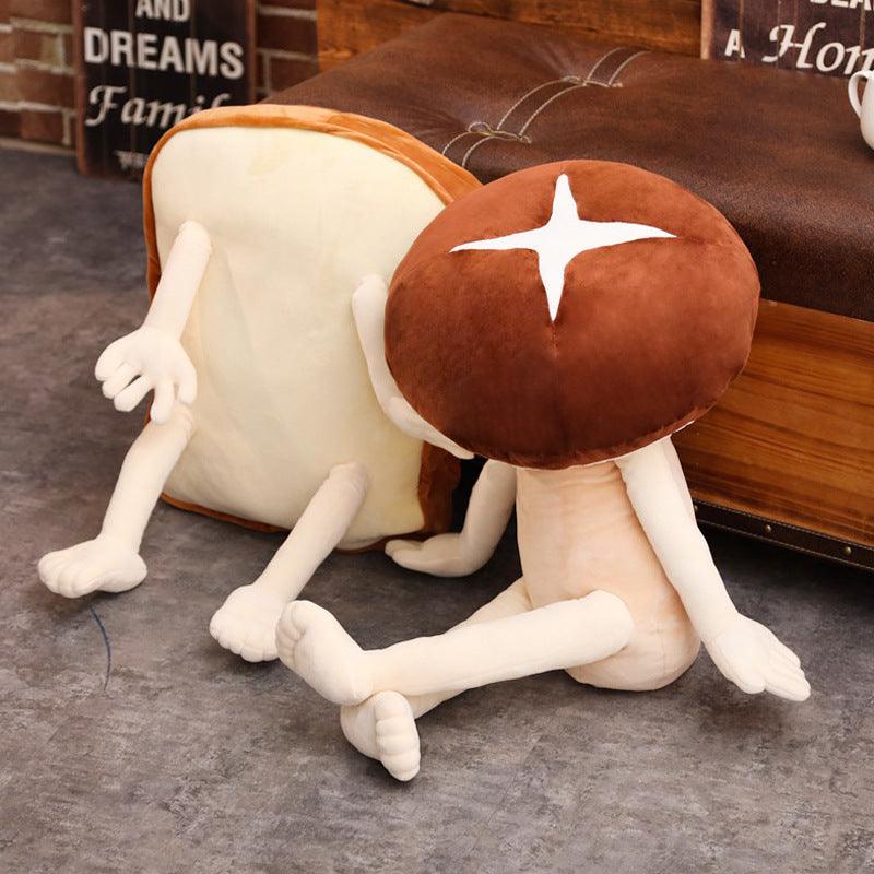 Bread with arms and legs Funny soft toy