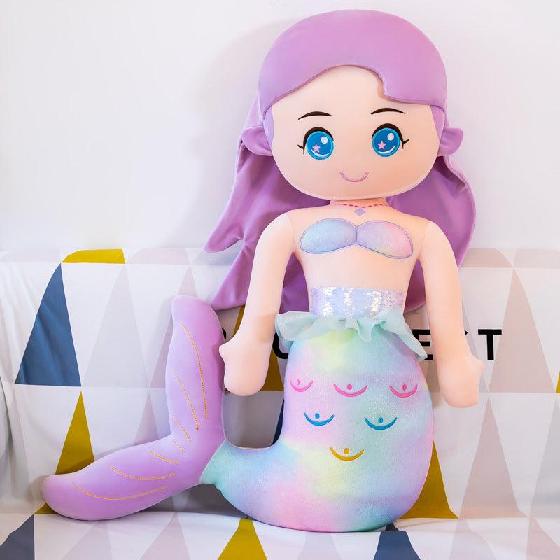 Colorful mermaid soft toys