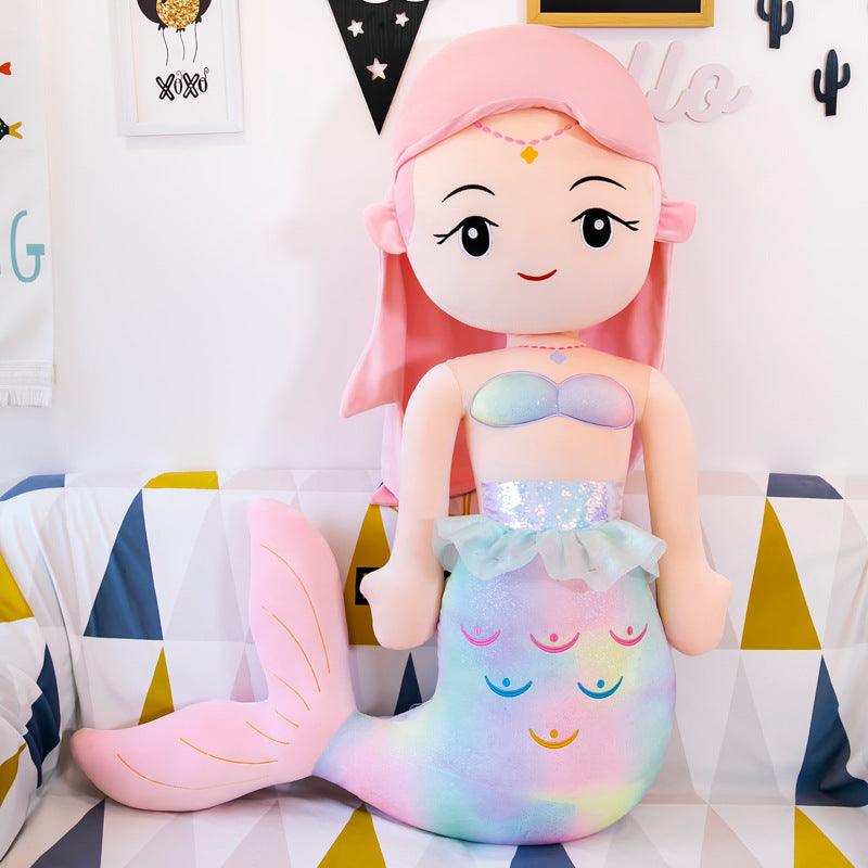 Colorful mermaid soft toys