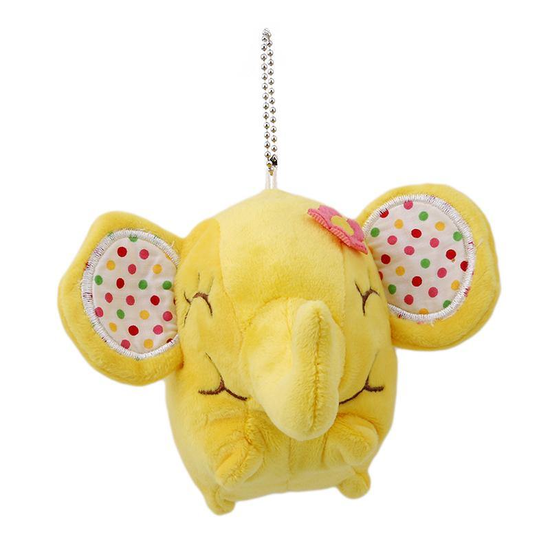 Jouet éléphant fleuri en peluche