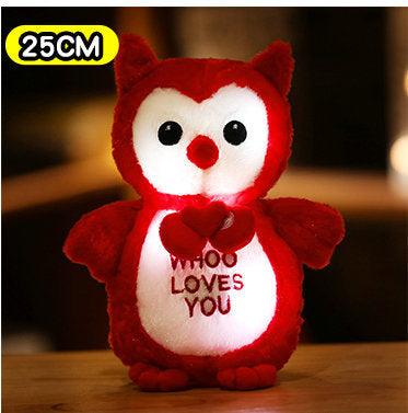 Animal Soft Toys with Luminous Hearts