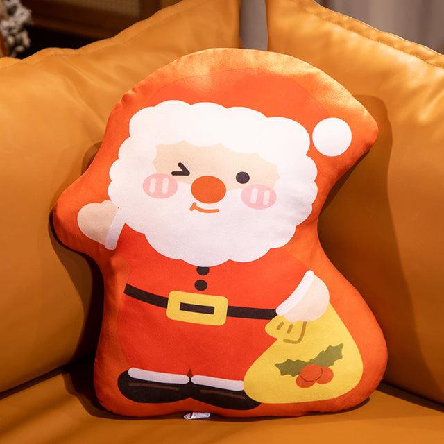 Jouets en peluche en coton dans l'ambiance de Noël