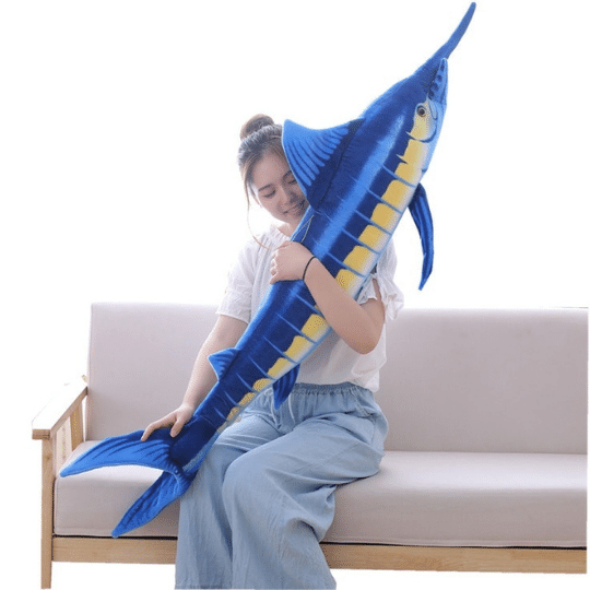 Peluche Marlin Bleu Géant