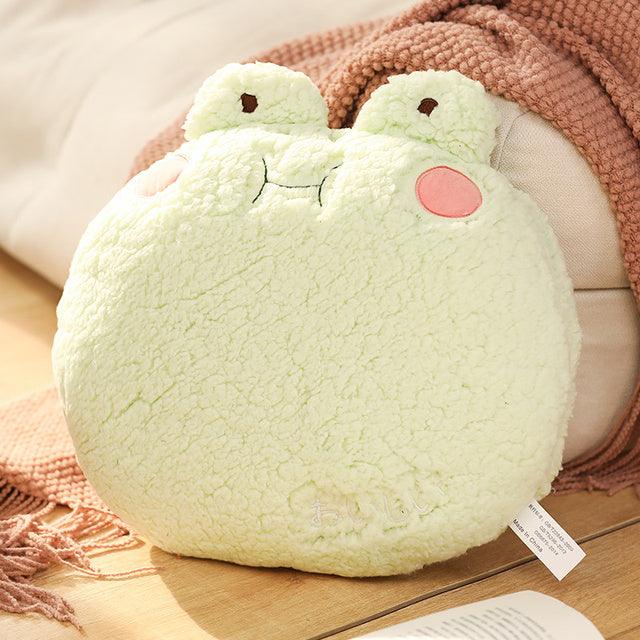 Kawaii Cartoon Animal Pillow Round Plush Toys