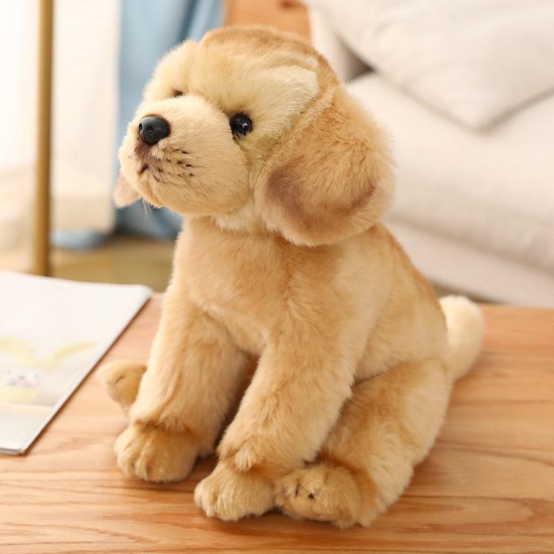 Super cute realistic puppy plush toys