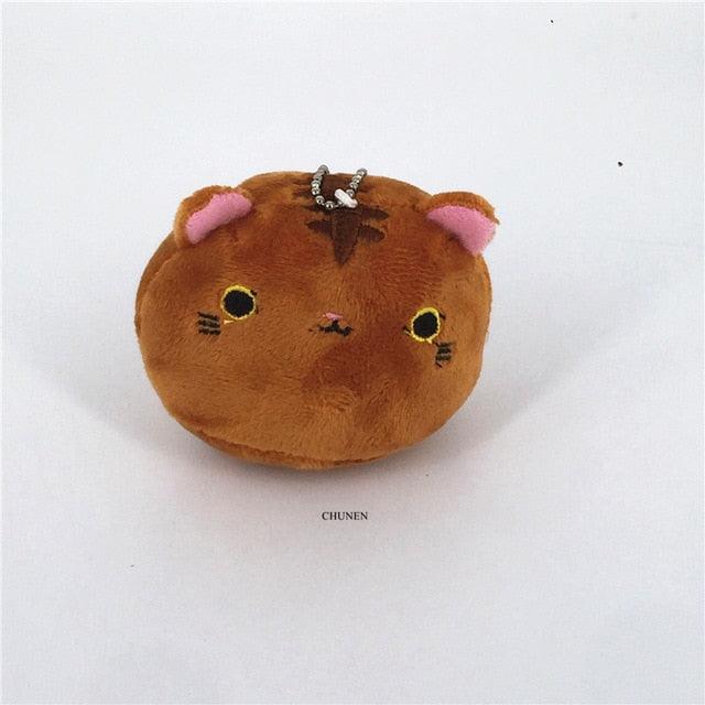 CAT plush keychain, multi-color