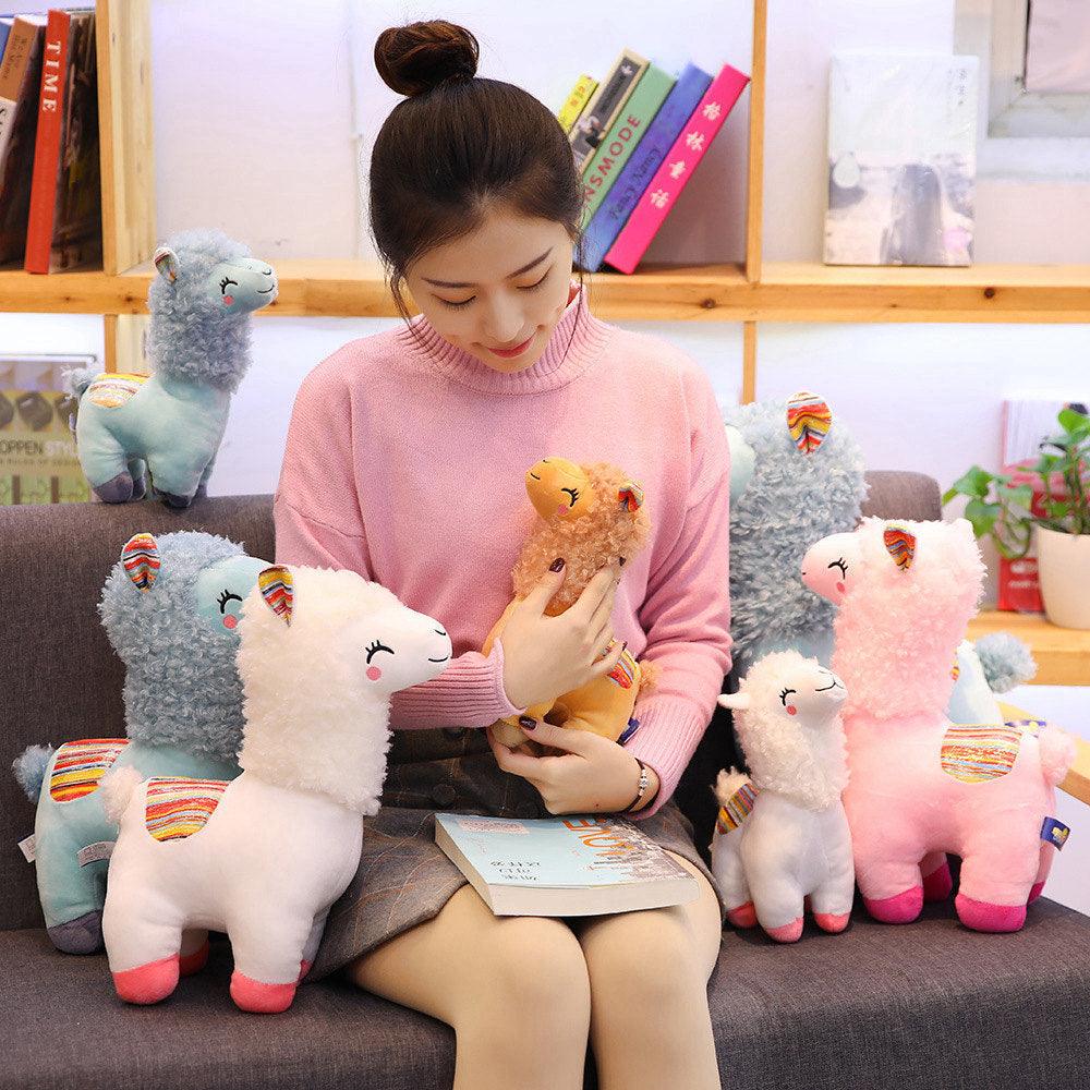 Alpaca Llama Animal Doll Plush Toy Stuffed Animal Dolls