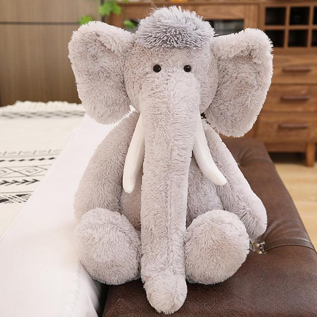 Oreiller en peluche Kawaii Mammouth Elephant