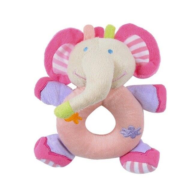 Hanging Stuffed Animals Rattles Teething Soothing Baby Toys