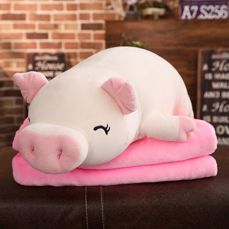 Pink pig plush toy