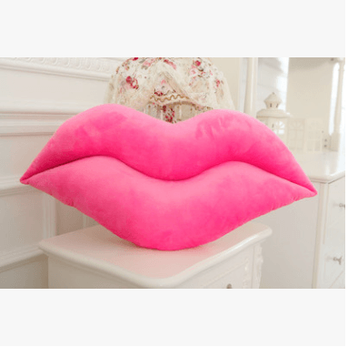 Oreiller créatif sexy en peluche à grosses lèvres