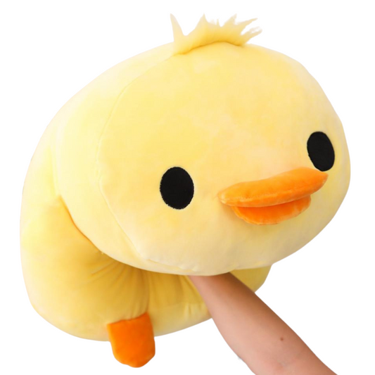 Oreiller en peluche canard Kawaii