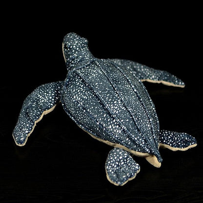 Realistic leatherback turtle plush