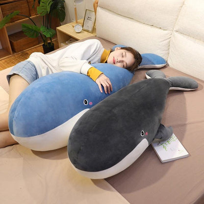 Super kawaii giant whale plush toy