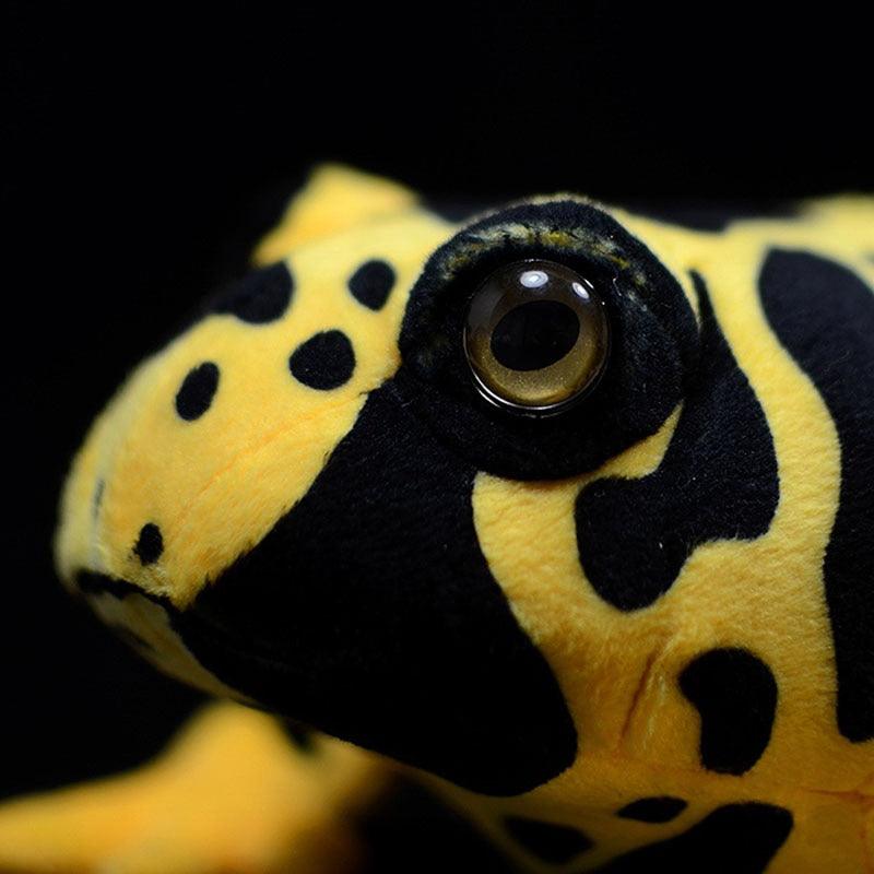 Realistic Yellow Poison Frog Plush Toy