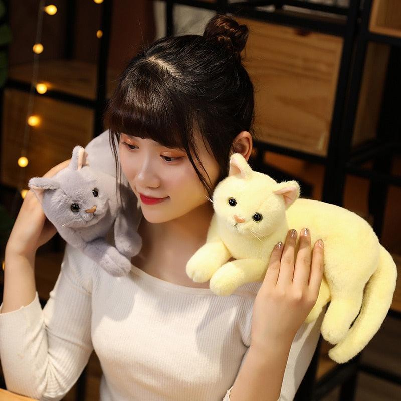 Kawaii Realistic Kitty Cat Plush Toys