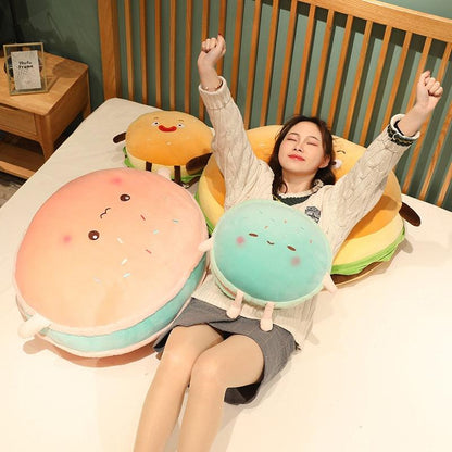 Hamburger soft toys