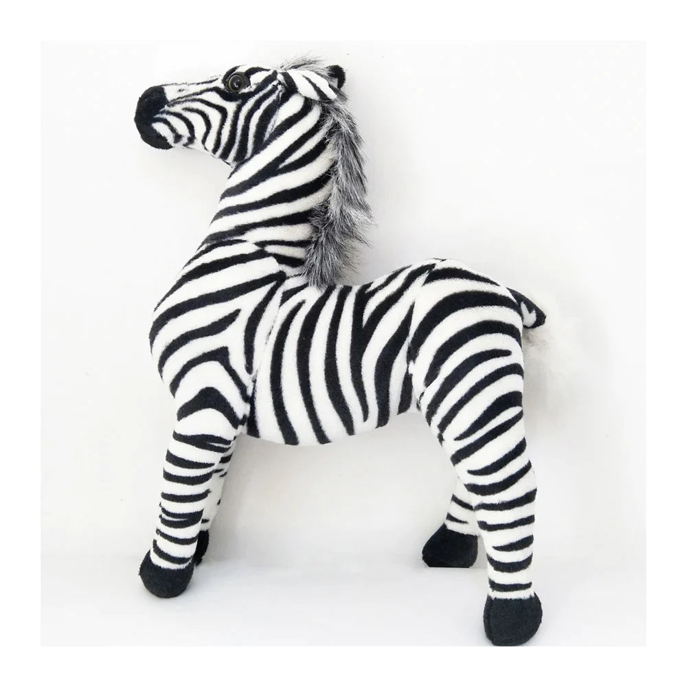 Plush almost like a real zebra