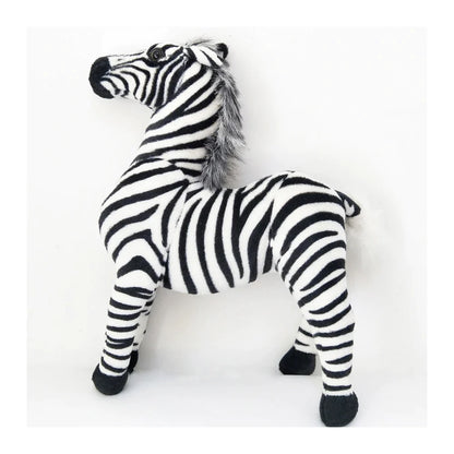 Plush almost like a real zebra